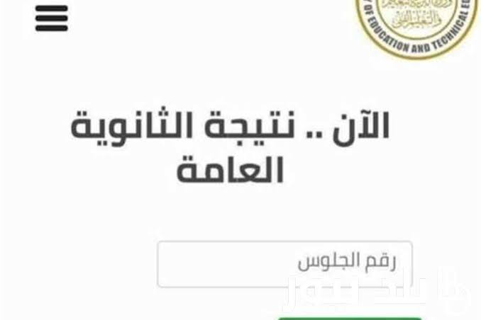 نتيجة الثانوية العامة 2024.. الأستعلام عن النتيجة برقم الجلوس من خلال الموقع الخاص لوزارة التربية والتعليم moe.gov.eg