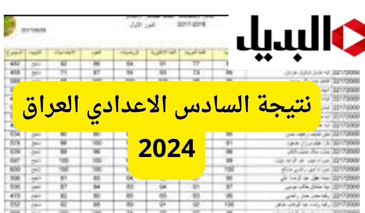 ظهرت حالاً نتيجة السادس الاعدادي العراق دور أول 2024 “نتائجـــــــــــــنا”