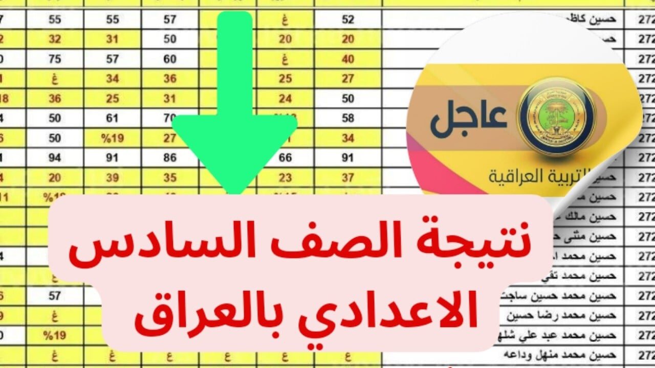 برقـم الجلــوس.. http student najah iq لينك منصة نجاح نتائج السادس الاعدادي 2024 