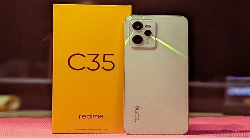 "ابن عم الايفون" سعر مواصفات هاتف Realme C35.. بطارية جبارة وكاميرا وألوان جذابة وعصرية