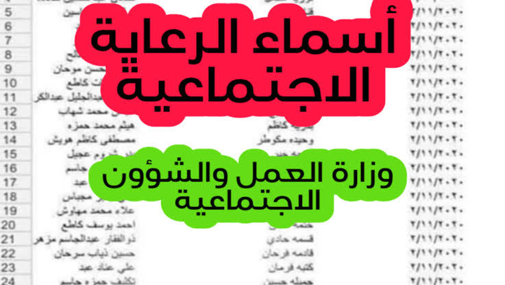 استعلم الآن من مظلتي.. أسماء المشمولين بالرعاية الاجتماعية الوجبة الأخيرة في محافظات العراق 2024