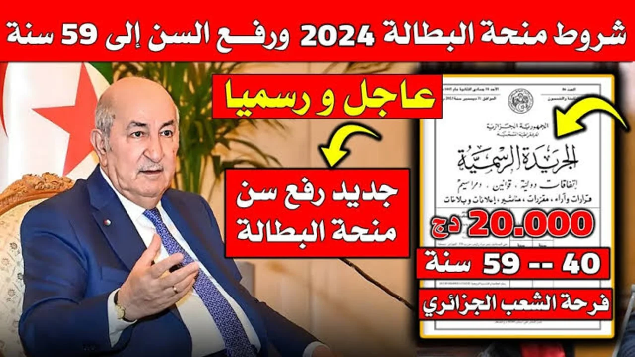 منحة ال15.000 دينار.. كيفية التسجيل في منحة البطالة 2024 بالجزائر والشروط المطلوبة minha.anem.dz