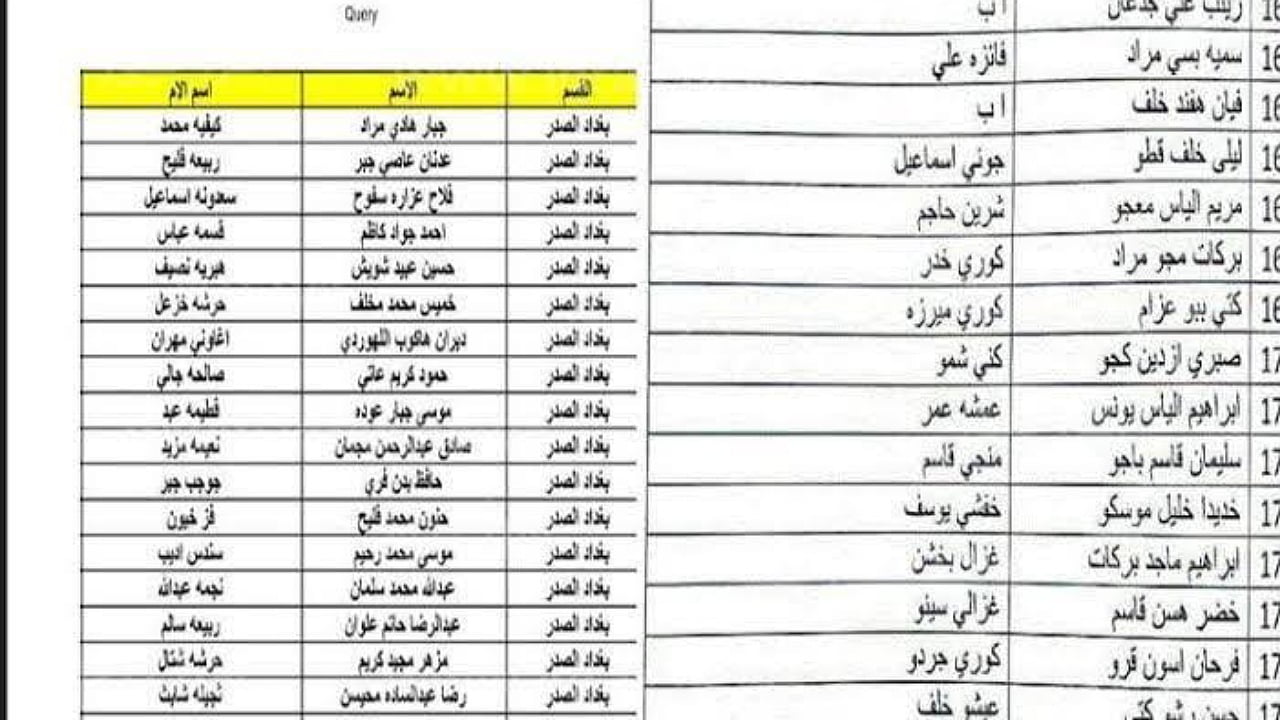 هسه عبر منصة مظلتي..لينك أسماء المشمولين في الرعاية الاجتماعية الوجبة السابعة لكافة المحافظات فور ظهورها