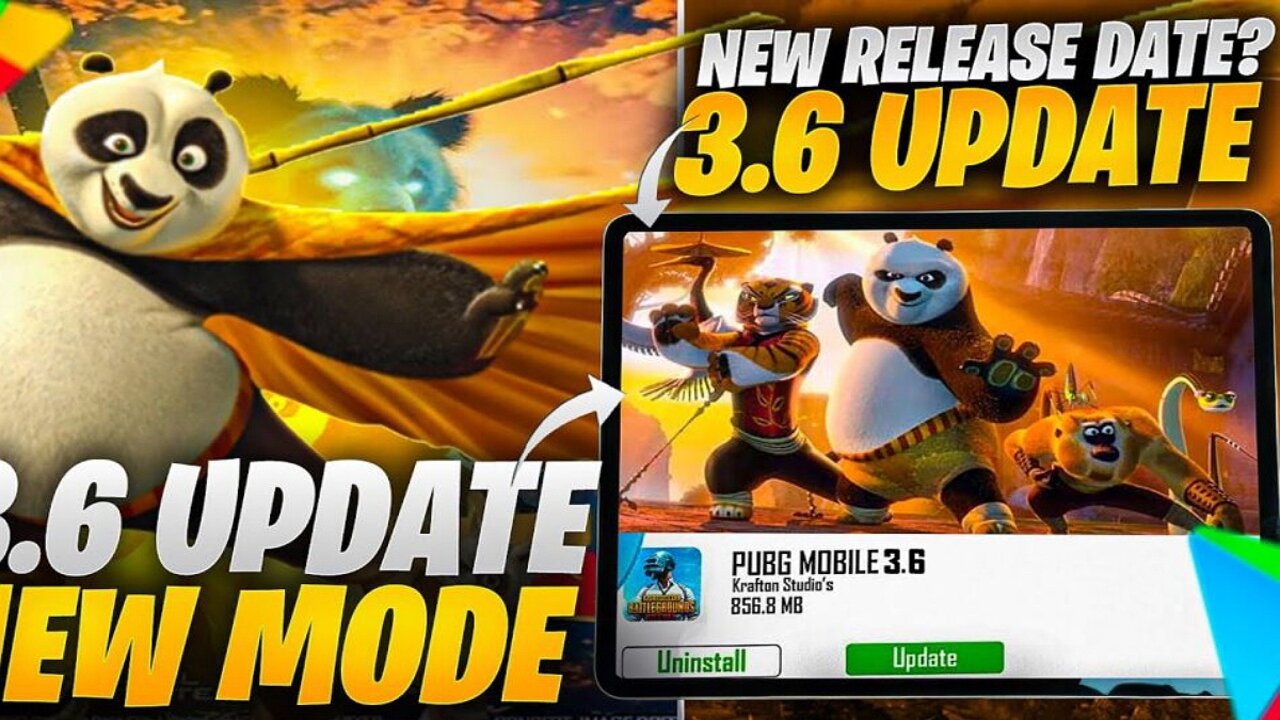 الأفضل ( مود الباندا الجديد ) تحديث ببجي Pubg Mobile 3.6 بمميزات رائعة وخطوات التثبت